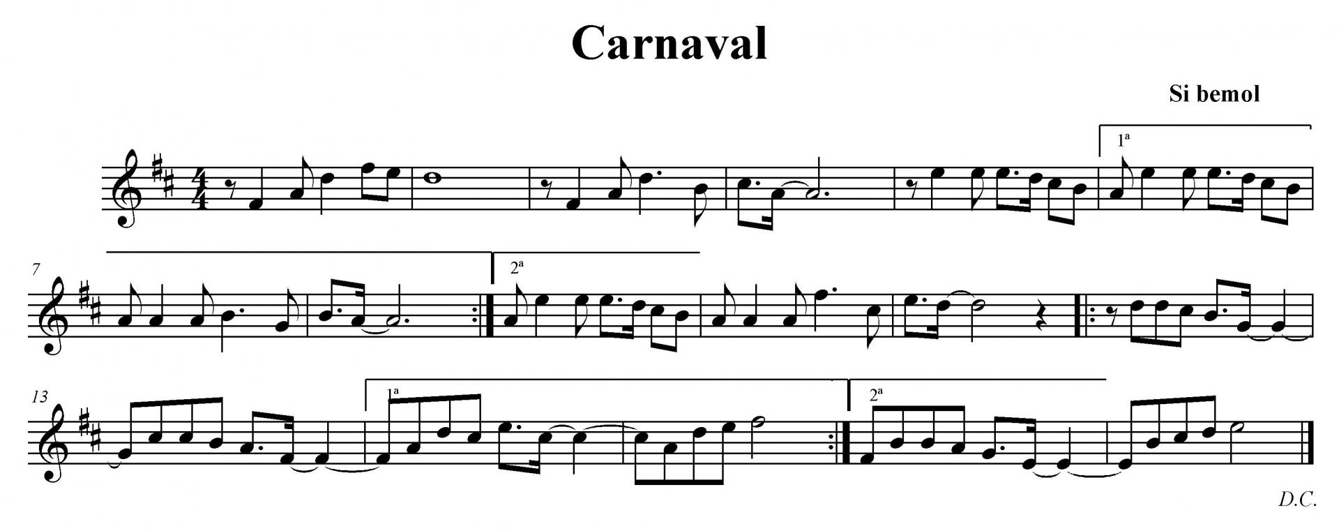 Carnaval do clave sol